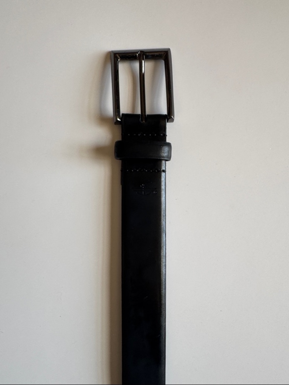 Dockers sz46 black leather classic belt